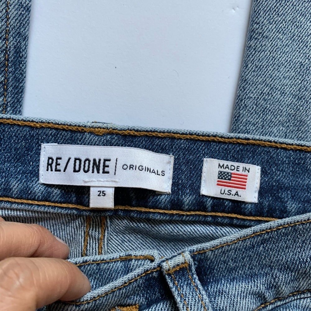 REdone High Rise Button Fly Jeans - Picture 6 of 10